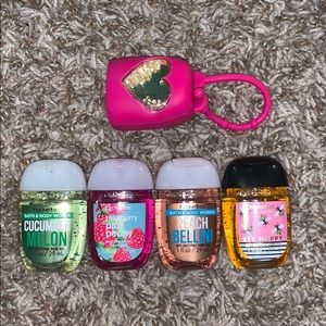 Bath and Body Works Hand Sanitizers + Case